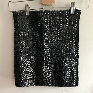 H&M sequin skirt
